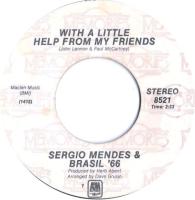 Sergio Mendes & Brasil '66: With a Little Help From My Friends US 7-inch reissue