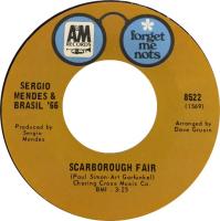Sergio Mendes & Brasil '66: Scarborough Fair US 7-inch reissue