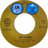 Tommy Boyce & Bobby Hart: Out & About US 7-inch reissue