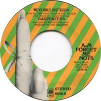 Carpenters: We've Only Just Begun US 7-inch reissue