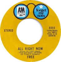 Free: All Right Now US 7-inch reissue