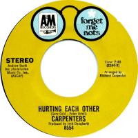 Carpenters: Hurting Each Other US 7-inch reissue
