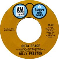 Billy Preston: Outa-Space US 7-inch reissue