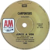Carpenters: Close to You Argentina 7-inch
