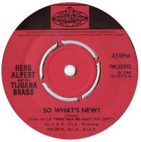 Herb Alpert & the Tijuana Brass: So What's New? Britain 7-inch
