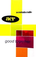 A Certain Ratio: Good Together Britain cassette album