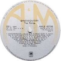 Police: Synchronicity Zimbabwe vinyl album
