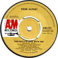 Herb Alpert & the Tijuana Brass: This Guy's In Love With You Ireland 7-inch