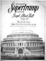 Supertramp 1976 London concert ad
