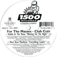 1500 Records: For the Masses US 12-inch stock label