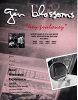 Gin Blossoms: Hey Jealousy US ad