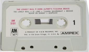 Herb Alpert & the Tijuana Brass: The Lonely Bull US AMPEX cassette album