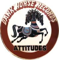 Attitudes on Dark Horse Records canvas