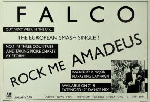 Falco: Rock Me Amadeus Britain ad