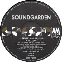 Soundgarden: Black Hole Sun France 12-inch