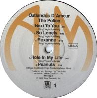 Police: Outlandos d’Amour US vinyl album
