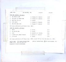 Tarney/Spencer Band: Run For Your Life US test pressing