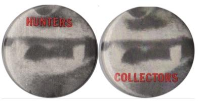 Hunters & Collectors self-titled promotional pins