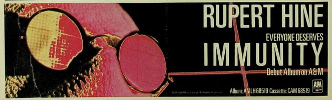 Rupert Hine: Immunity Britain album ad