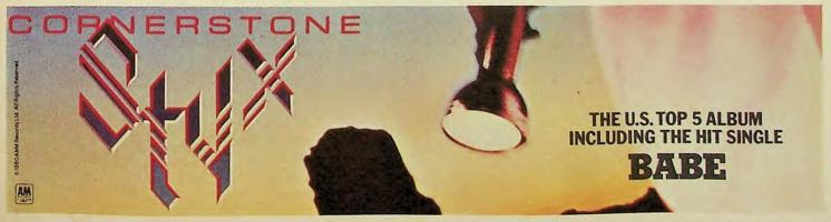 Styx: Cornerstone Britain album ad