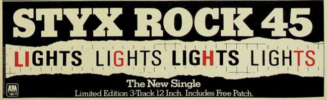 Styx: Lights Britain 7-inch ad