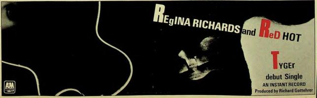 Regina Richards & Red Hot: Tyger Britain 7-inch ad