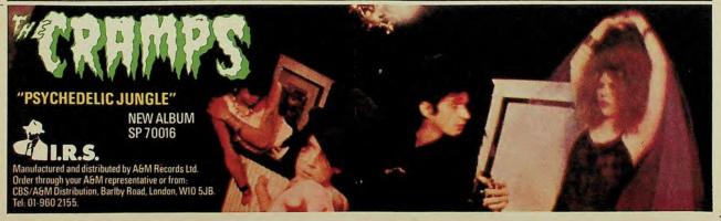 Cramps: Psychedelic Jungle Britain album ad