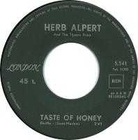 Herb Alpert & the Tijuana Brass: A Taste Of Honey Belgium 7-inch
