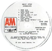 Airwaves: Next Stop Canada promo vinyl album