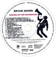 Bryan Adams: Waking Up the Neighbours Czechoslovakia CD album