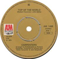 Carpenters: Top Of the World Finland 7-inch