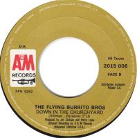 Flying Burrito Brothers: Down In the Churchyard France 7-inch