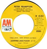 Peter Frampton: Jumping Jack Flash France 7-inch