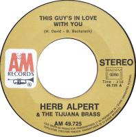 Herb Alpert & the Tijuana Brass: This Guy’s In Love With You France 7-inch