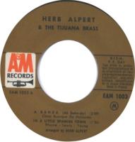Herb Alpert & the Tijuana Brass: A Banda France 7-inch