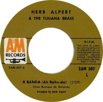 Herb Alpert & the Tijuana Brass: A Banda France 7-inch