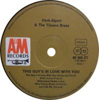 Herb Alpert & the Tijuana Brass: This Guy’s In Love With You Germany vinyl album