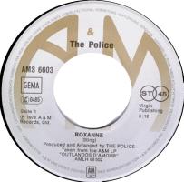 Police: Roxanne Germany 7-inch