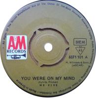 We Five: You Were On My Mind Greece 7-inch