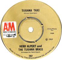 Herb Alpert & the Tijuana Brass: Tijuana Taxi India 7-inch