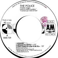 Police: Roxanne promo 7-inch EP