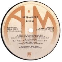 Herb Alpert: Beyond Italy vinyl album