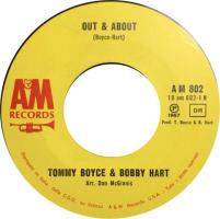 Tommy Boyce & Bobby Hart: Out & About Italy 7-inch
