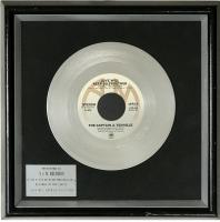 Captain & Tennille: Love Will Keep Us Together RIAA gold 7-inch