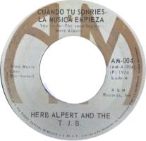 Herb Alpert & the Tijuana Brass: You Smile--the Song Begins Mexico 7-inch