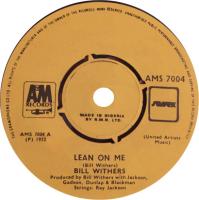 Bill Withers: Lean On Me Nigeria 7-inch