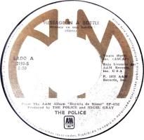Police: Message In a Bottle Panama 7-inch