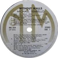 Michael Sembello: Without Walls Philippines vinyl album