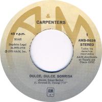 Carpenters: Sweet, Sweet Smile  Spain 7-inch