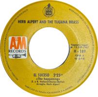 Herb Alpert & the Tijuana Brass: The Happening Spain 7-inch